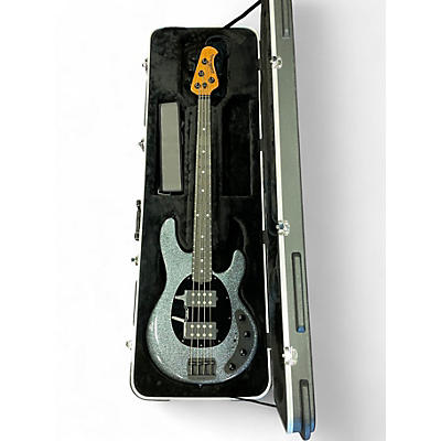 Used Ernie Ball Music Man StingRay Special HH Charcoal Sparkle Electric Bass Guitar