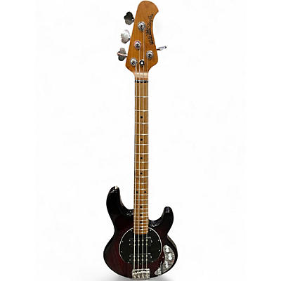 Used Ernie Ball Music Man StingRay Special HH Crimson Red Burst Electric Bass Guitar