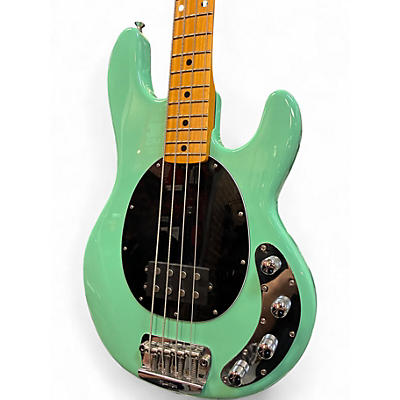 Used Ernie Ball Music Man Stingray 3 EQ H Mint Green Electric Bass Guitar
