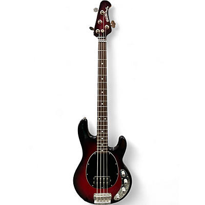 Used Ernie Ball Music Man Stingray 4 H Black Cherry Electric Bass Guitar