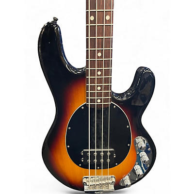 Used Ernie Ball Music Man Stingray 4 String 3 Color Sunburst Electric Bass Guitar