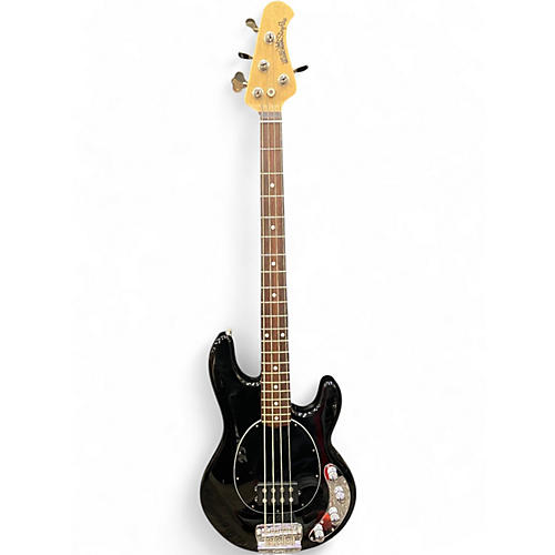 Used Ernie Ball Music Man Stingray 4 String Black Electric Bass Guitar Black