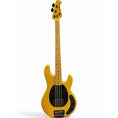 Used Ernie Ball Music Man Stingray 4 String Firemist Gold Electric Bass Guitar