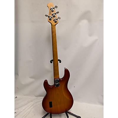 Ernie Ball Music Man Used Ernie Ball Music Man Stingray 4 String Honey Burst Electric Bass Guitar