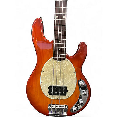 Used Ernie Ball Music Man Stingray 4 String Honey Burst Electric Bass Guitar