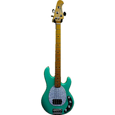 Ernie Ball Music Man Used Ernie Ball Music Man Stingray 4 String Mint Green Electric Bass Guitar