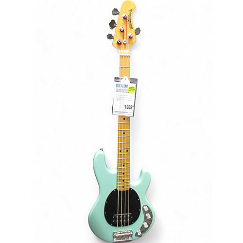 Used Ernie Ball Music Man Stingray 4 String Mint Green Electric Bass Guitar Mint Green