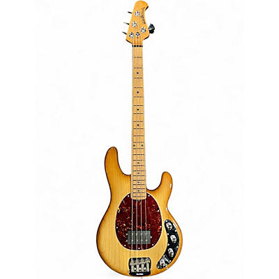 Used Ernie Ball Music Man Stingray 4 String Natural Electric Bass Guitar