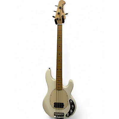 Ernie Ball Music Man Used Ernie Ball Music Man Stingray 4 String Olympic White Electric Bass Guitar