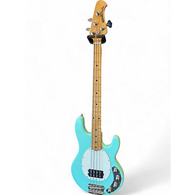 Ernie Ball Music Man Used Ernie Ball Music Man Stingray 4 String Seafoam Green Electric Bass Guitar