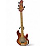 Used Ernie Ball Music Man Stingray 4 String orange sparkle Electric Bass Guitar orange sparkle