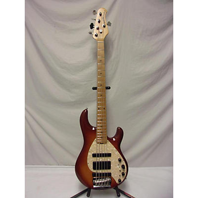 Ernie Ball Music Man Used Ernie Ball Music Man Stingray 5 Cherry Sunburst Electric Bass Guitar