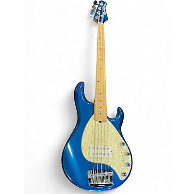 Used Ernie Ball Music Man Stingray 5 H BLUE PEARL Electric Bass Guitar