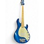 Used Ernie Ball Music Man Stingray 5 H BLUE PEARL Electric Bass Guitar BLUE PEARL