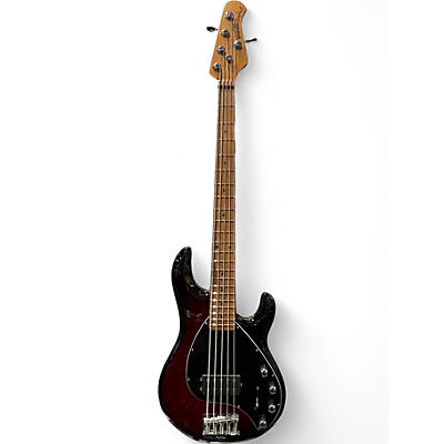 Used Ernie Ball Music Man Stingray 5 H BURNT APPLE SPARKLE Electric Bass Guitar