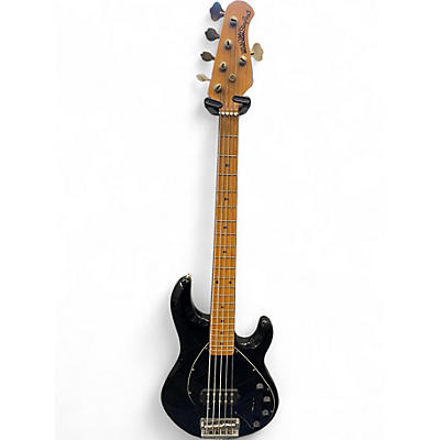Used Ernie Ball Music Man Stingray 5 H Black Electric Bass Guitar