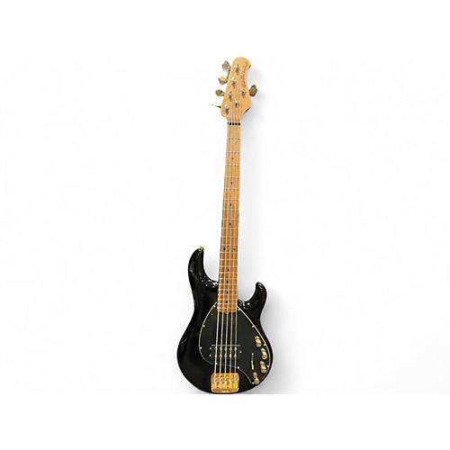 Ernie Ball Music Man Used Ernie Ball Music Man Stingray 5 H Black Sparkle Electric Bass Guitar Black Sparkle