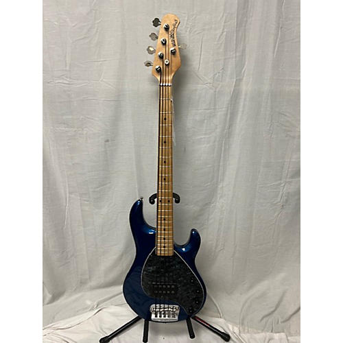 Ernie Ball Music Man Used Ernie Ball Music Man Stingray 5 H Blue Electric Bass Guitar Blue