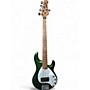 Used Ernie Ball Music Man Stingray 5 H Metallic Green Electric Bass Guitar Metallic Green