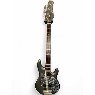 Used Ernie Ball Music Man Stingray 5 H Pewter Electric Bass Guitar