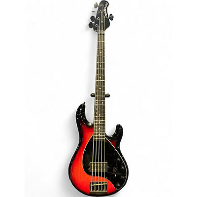 Used Ernie Ball Music Man Stingray 5 H RASPBERRY BURST Electric Bass Guitar