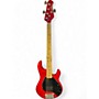Used Ernie Ball Music Man Stingray 5 H Red Electric Bass Guitar Red