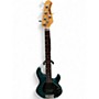 Used Ernie Ball Music Man Stingray 5 H Turquoise Electric Bass Guitar Turquoise