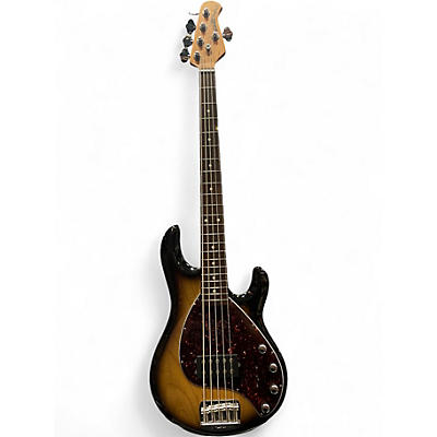 Used Ernie Ball Music Man Stingray 5 H Vintage Sunburst Electric Bass Guitar