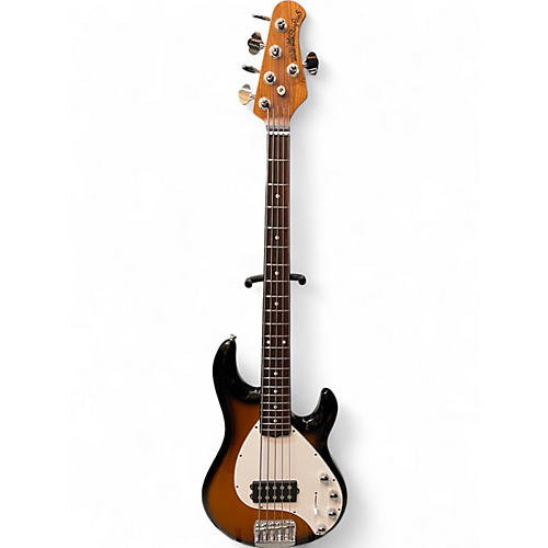 Used Ernie Ball Music Man Stingray 5 H Vintage Tobacco Electric Bass Guitar Vintage Tobacco