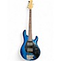 Used Ernie Ball Music Man Stingray 5 HH Blue Electric Bass Guitar Blue