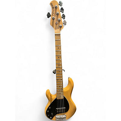 Used Ernie Ball Music Man Stingray 5 Left Handed Natural Electric Bass Guitar
