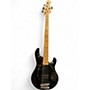 Used Ernie Ball Music Man Stingray 5 String Black Electric Bass Guitar Black
