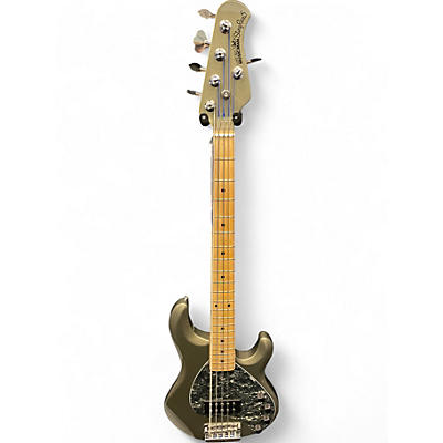 Used Ernie Ball Music Man Stingray 5 String EGYPTIAN GREEN Electric Bass Guitar