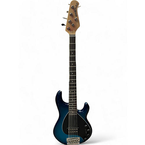 Used Ernie Ball Music Man Stingray 5 String PACIFIC BLUE SPARK Electric Bass Guitar PACIFIC BLUE SPARK