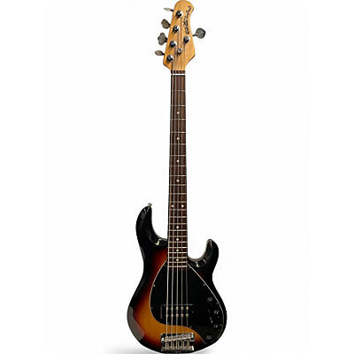 Used Ernie Ball Music Man Stingray 5 String Tobacco Sunburst Electric Bass Guitar