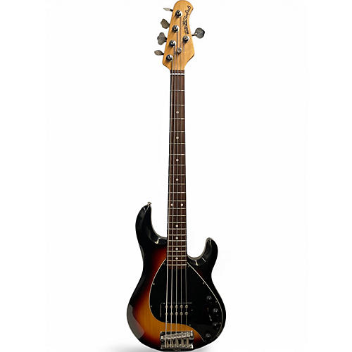 Used Ernie Ball Music Man Stingray 5 String Tobacco Sunburst Electric Bass Guitar Tobacco Sunburst