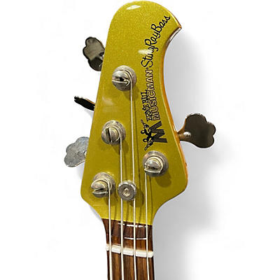 Used Ernie Ball Music Man Stingray Classic 4 String EL DORADO GOLD Electric Bass Guitar