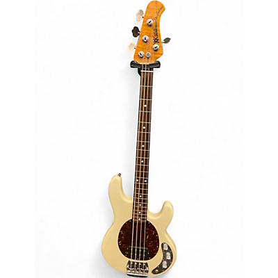 Used Ernie Ball Music Man Stingray Classic 4 String Olympic White Electric Bass Guitar