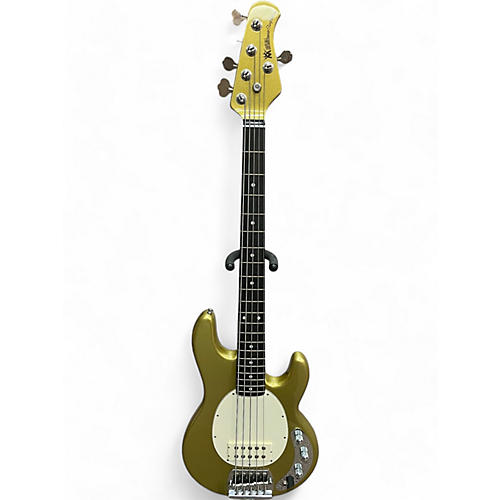 Ernie Ball Music Man Used Ernie Ball Music Man Stingray Classic 5 Eldorado Gold Electric Bass Guitar Eldorado Gold