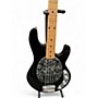 Used Ernie Ball Music Man Stingray H Black Electric Bass Guitar Black