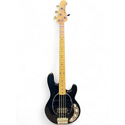 Used Ernie Ball Music Man Stingray H Black Electric Bass Guitar