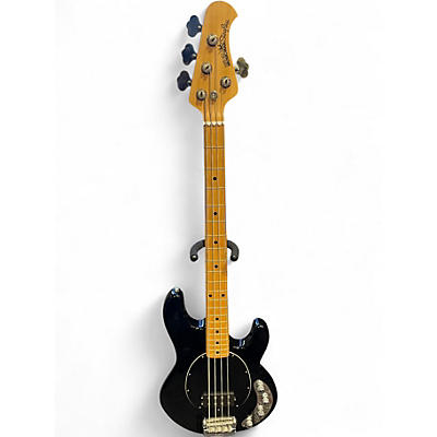 Used Ernie Ball Music Man Stingray H Black Electric Bass Guitar