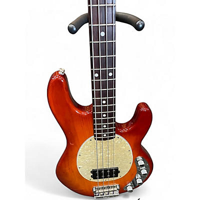 Used Ernie Ball Music Man Stingray H Cherry Sunburst Electric Bass Guitar