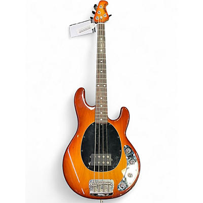 Used Ernie Ball Music Man Stingray H Honey Burst Electric Bass Guitar