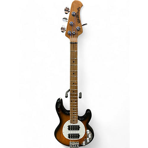 Ernie Ball Music Man Used Ernie Ball Music Man Stingray HH 4 String 2 Color Sunburst Electric Bass Guitar 2 Color Sunburst