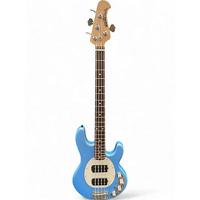 Ernie Ball Music Man Used Ernie Ball Music Man Stingray HH 4 String BLUE Electric Bass Guitar