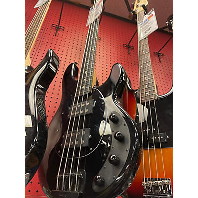 Ernie Ball Music Man Used Ernie Ball Music Man Stingray HH 4 String Black Electric Bass Guitar