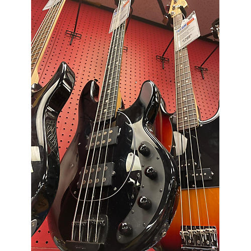 Ernie Ball Music Man Used Ernie Ball Music Man Stingray HH 4 String Black Electric Bass Guitar Black