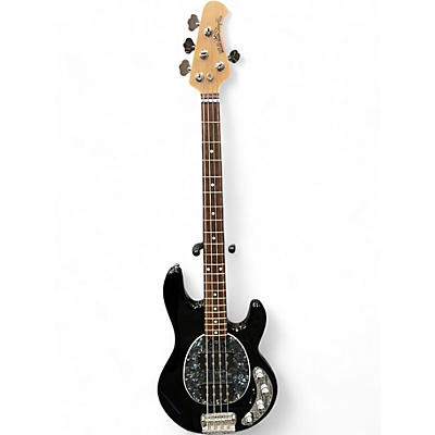 Used Ernie Ball Music Man Stingray HH 4 String Black Electric Bass Guitar