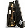 Used Ernie Ball Music Man Stingray HH 4 String Black and Gold Electric Bass Guitar Black and Gold